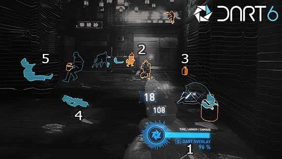 1 - Elementy interfejsu w trybie nakładki | Nakładka DART w Syndicate - Syndicate - singleplayer - poradnik do gry