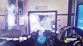 Po zabiciu pancernika zhakuj przewody z gazem znajdujące się obok windy, którą tutaj przyjechał - Rozdział 8- Cayman Global | Kampania w Syndicate - Syndicate - singleplayer - poradnik do gry