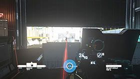 Po zabiciu wszystkich w hangarze 02 przejdź do kolejnego, drzwiami znajdującymi się za windą, którą wjechali żołnierze - Rozdział 10- Behind The Scenes | Kampania w Syndicate - Syndicate - singleplayer - poradnik do gry