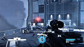 Nad placem boju zawiśnie transportowiec Cayman Global, z którego wysiądą dwaj żołnierze z zakłócaczami i jeden w płynnej zbroi - Rozdział 19- Burning Tower | Kampania w Syndicate - Syndicate - singleplayer - poradnik do gry