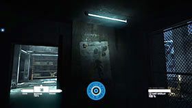 Rozdział 11: logo pod sufitem, na ścianie w hangarze przed walką z Ramonem - Propaganda | Wizytówki i Propaganda - Lokacje w Syndicate - Syndicate - singleplayer - poradnik do gry