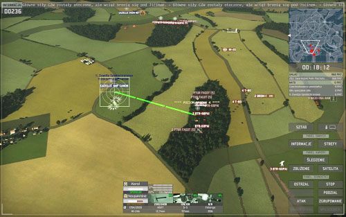 Kiedy sytuacja trochę się uspokoi stwórz dwa oddziały czołgów, wesprzyj je jednostkami zwiadu oraz obrony przeciwlotniczej, po czym wyślij wszystkich na zachód do sektora Center [5] - Mazurek Dąbrowskiego - Walka o wzniesienie | Kampania - Wargame: European Escalation - poradnik do gry
