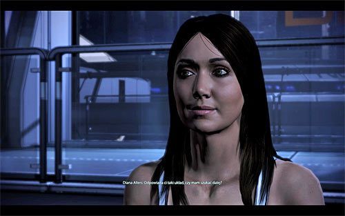 1 - Mass Effect 3: Diana Allers - romanse, mężczyzna - Mass Effect 3 - poradnik do gry