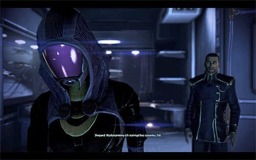 Z Tali po raz pierwszy spotkasz się po rozpoczęciu głównego zadania w Mgławicy Persuesza, czyli tego związanego ze spotkaniem się z reprezentantami floty quarian - Mass Effect 3: TaliZorah - romanse, mężczyzna - Mass Effect 3 - poradnik do gry