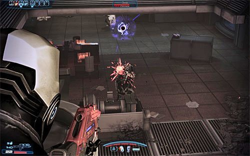 Odszukaj terminal o nazwie obszar obserwacji gatunków, wejdź z nim w interakcję i zaczekaj aż odblokowane zostanie nowe przejście - Mass Effect 3: Priorytet, SurKesh - solucja, opis przejścia - Mass Effect 3 - poradnik do gry