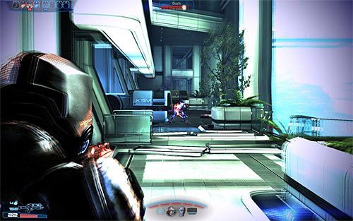 Zapisz stan gry i dopiero wtedy podejdź do miejsca, w którym należy wykonać skok - Mass Effect 3: Priorytet - Cytadela #2 - solucja, opis przejścia - Mass Effect 3 - poradnik do gry
