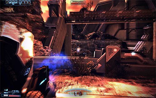 Po rozpoczęciu właściwej misji zostaniesz niemal od razu zmuszony do przystąpienia do walk z gethami - Mass Effect 3: Priorytet, Rannoch - solucja, opis przejścia - Mass Effect 3 - poradnik do gry