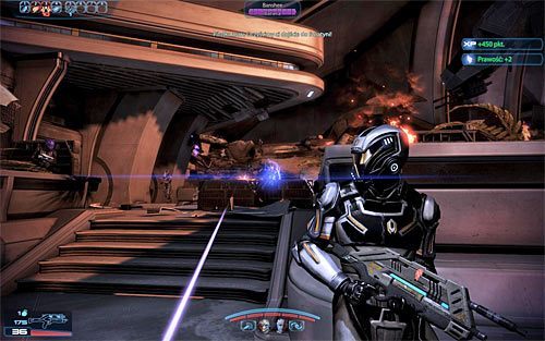 Zjedź po drabinie i wznów podróż do posterunku Kyris - Mass Effect 3: Priorytet, Thessia - solucja, opis przejścia - Mass Effect 3 - poradnik do gry