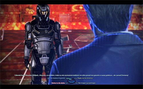 Po dotarciu do ostatniego pomieszczenia stacji czekają Cię dwie rozmowy - Mass Effect 3: Priorytet, Kwatera główna Cerberusa - solucja, opis przejścia - Mass Effect 3 - poradnik do gry