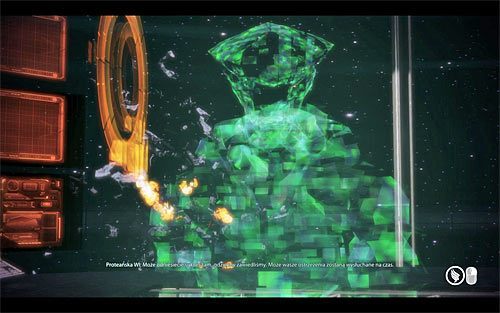 Druga cut-scenka to kontynuacja rozmowy z proteańską WI - Mass Effect 3: Priorytet, Kwatera główna Cerberusa - solucja, opis przejścia - Mass Effect 3 - poradnik do gry