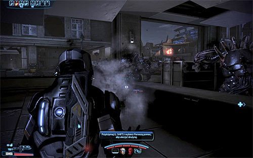 Przystąp do bodaj najtrudniejszych walk z całej gry, które powinny się na dobre rozpocząć wraz z pojawieniem się w okolicy całej grupy brutali - Mass Effect 3: Priorytet - Ziemia #2 - solucja, opis przejścia - Mass Effect 3 - poradnik do gry