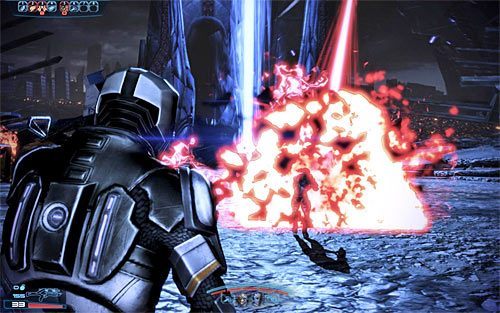 Przed Tobą kolejna seria scenek przerywnikowych, obrazujących między innymi zniszczenie Żniwiarza i podróż do Kanału - Mass Effect 3: Priorytet - Ziemia #2 - solucja, opis przejścia - Mass Effect 3 - poradnik do gry
