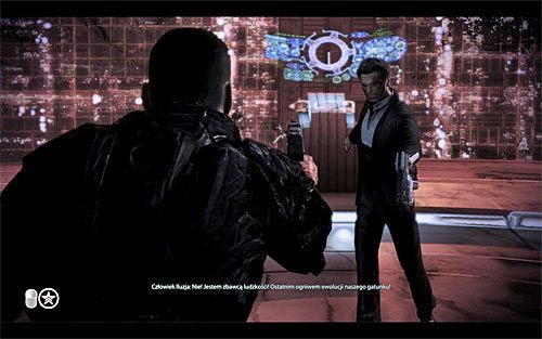 Drugi wariant to wykorzystywanie w trakcie rozmowy specjalnych opcji dialogowych egoizmu (lewych dolnych), a więc - Mass Effect 3: Priorytet - Ziemia #2 - solucja, opis przejścia - Mass Effect 3 - poradnik do gry