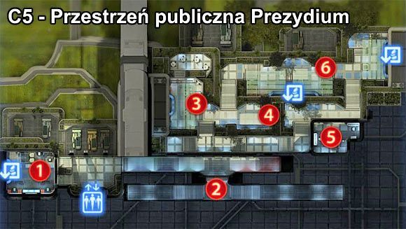 Oznaczenia na mapie - Mass Effect 3: Cytadela - mapy - Mass Effect 3 - poradnik do gry