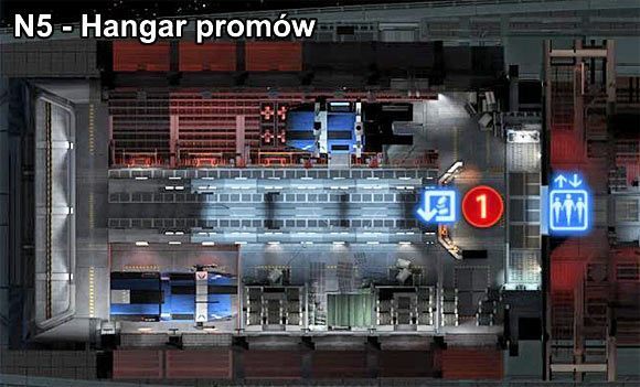 Oznaczenia na mapie - Mass Effect 3: Normandia - mapy - Mass Effect 3 - poradnik do gry