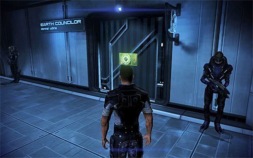 Po dotarciu na nowe piętro wybierz się na zachód, a konkretnie do gabinetu ziemskiego członka Rady - Mass Effect 3: Priorytet, Cytadela - solucja, opis przejścia - Mass Effect 3 - poradnik do gry
