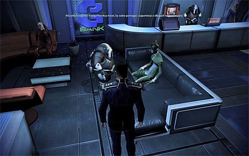 W trakcie jednej z powtórnych wizyt na Cytadeli odszukaj wściekłego księgowego w lokacji [Cytadela: Przestrzeń publiczna Prezydium] (przebywa niedaleko banku) i podsłuchaj jego rozmowy z inną postacią - Mass Effect 3: Irune, Księga Pleniksa - solucja, opis przejścia - Mass Effect 3 - poradnik do gry