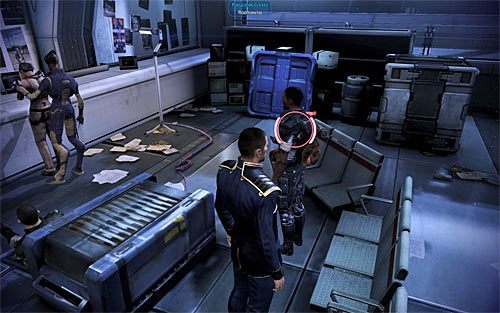 Ostatnie już miejsce do odwiedzenia to lokacja [Cytadela: Port - Obszar tymczasowy] - Mass Effect 3: Normandia SR-2, Porucznik Cortez - solucja, opis przejścia - Mass Effect 3 - poradnik do gry