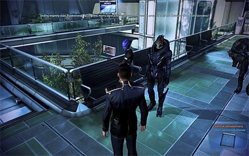 Drugi sposób to podsłuchanie rozmowy strateg wojennej asari, którą spotkasz niedaleko windy w lokacji [Cytadela: Ambasady na Cytadeli] - Mass Effect 3: Cytadela, Fragmenty kodu Żniwiarzy - solucja, opis przejścia - Mass Effect 3 - poradnik do gry