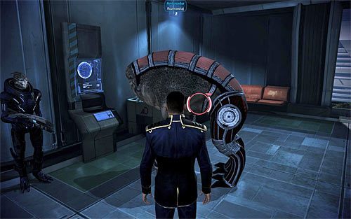 Quest ten możesz uaktywnić poprzez zainicjowanie krótkiej rozmowy z ambasadorem elkorów przebywającym na prawo od wyjścia z windy w lokacji [Cytadela: Ambasady na Cytadeli] - Mass Effect 3: Dekuuna, Ewakuacja elkorów - solucja, opis przejścia - Mass Effect 3 - poradnik do gry