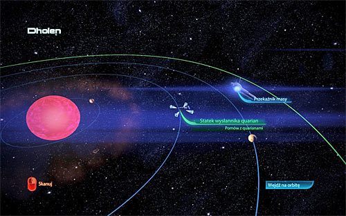 Otwórz mapę galaktyki i wybierz się do Odległej Krawędzi - Mass Effect 3: Priorytet, Mgławica Persuesza - solucja, opis przejścia - Mass Effect 3 - poradnik do gry