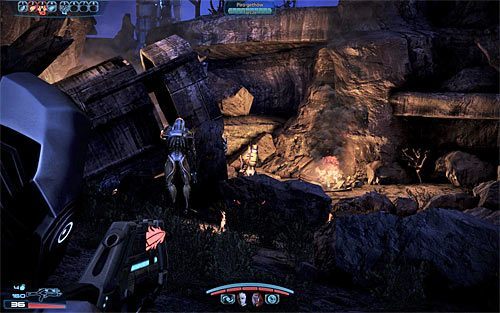 Ruszaj w stronę widocznej w oddali wieży gethów - Mass Effect 3: Rannoch, Admirał Koris - solucja, opis przejścia - Mass Effect 3 - poradnik do gry