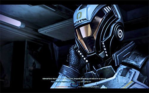 Przed Tobą scenka z udziałem broniącego się przed gethami admirała Korisa - Mass Effect 3: Rannoch, Admirał Koris - solucja, opis przejścia - Mass Effect 3 - poradnik do gry