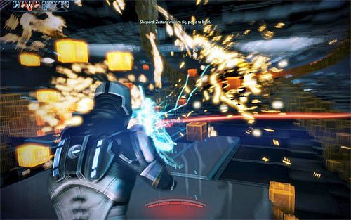 Wysłuchaj ogólnych założeń na temat Twojej misji oraz reguł rządzących pobytem w wirtualnej rzeczywistości (lokacja [Rannoch: Konsensus gethów], po czym przystąp do jej eksploracji, zauważając, że nowe elementy podłoża będą na bieżąco pojawiały się przed Tobą - Mass Effect 3: Rannoch, Eskadry myśliwskie gethów - solucja, opis przejścia - Mass Effect 3 - poradnik do gry