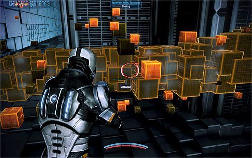 Zbliż się do skupiska, dowiadowując się o tym, że zawiera ono zarażony kod, który należy usunąć - Mass Effect 3: Rannoch, Eskadry myśliwskie gethów - solucja, opis przejścia - Mass Effect 3 - poradnik do gry