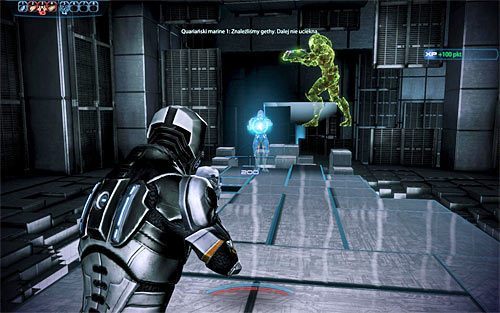 Możesz już wyruszyć w stronę trzeciego skupiska, spotykając się po drodze z Legionem/WI gethów i oglądając trzecie nagranie [100 PD] - Mass Effect 3: Rannoch, Eskadry myśliwskie gethów - solucja, opis przejścia - Mass Effect 3 - poradnik do gry