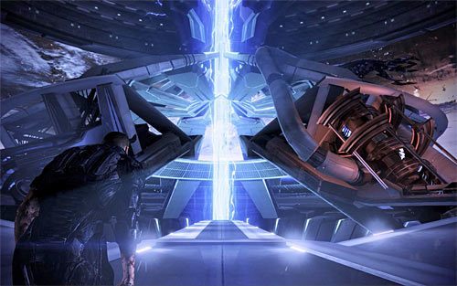 Jeżeli masz zamiar dokonać syntezy, czyli przyczynić się do połączenia syntetycznych i ogranicznych form życia, to musisz wybrać ścieżkę znajdującą się na wprost od miejsca startu - Mass Effect 3: Zakończenia gry - wybory, import postaci - Mass Effect 3 - poradnik do gry