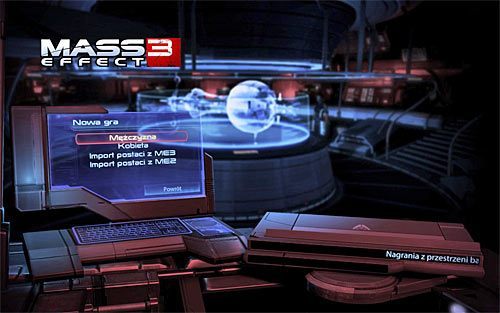 Przy próbie rozpoczęcia nowej gry powinieneś zauważyć, iż na liście pojawiła się nowa opcja - Import postaci z ME3 - Mass Effect 3: Zakończenia gry - wybory, import postaci - Mass Effect 3 - poradnik do gry