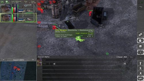 Następnie wyślijmy Thora na południe, obchodząc przeciwników tak, by go nie dostrzegli - Na dobry początek - Kopalnia - Lokacje - Jagged Alliance: Back in Action - poradnik do gry
