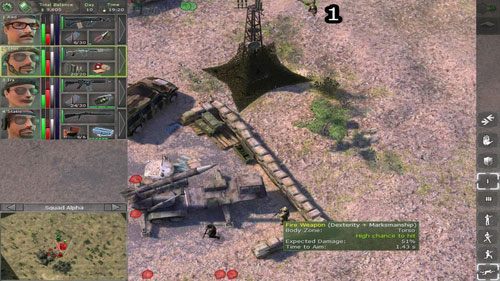 Mimo, iż w tej lokacji nie ma zbyt wielu żołnierzy, to nie są to już zwyczajni zwolennicy Deidranny, a dobrze uzbrojeni wojskowi - Pozostałe lokacje (1) - Lokacje - Jagged Alliance: Back in Action - poradnik do gry