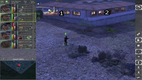 Thora tym czasem, południowym krańcem lokacji, przemieśćmy w miejsce, które widzimy na obrazku - Pozostałe lokacje (1) - Lokacje - Jagged Alliance: Back in Action - poradnik do gry
