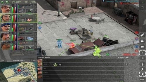 Jeśli zlikwidowaliśmy wszystkich wrogów z dachu okalającego rynek ze wszystkich stron, wyślijmy tam dwóch strzelców z granatami - Pozostałe lokacje (2) - Lokacje - Jagged Alliance: Back in Action - poradnik do gry