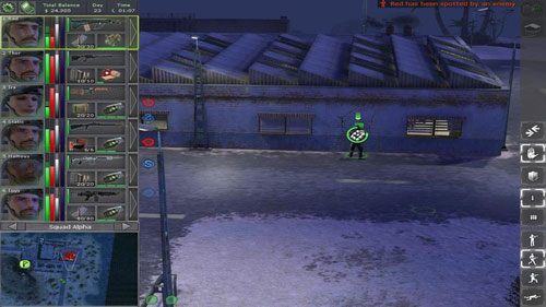 Ostatnim przystankiem przed odbiciem tej lokacji jest budynek na powyższym obrazku oraz jego okolice - Pozostałe lokacje (2) - Lokacje - Jagged Alliance: Back in Action - poradnik do gry