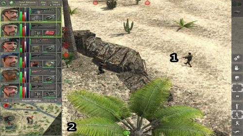 Pozostaje nam jedynie pozbyć się pobliskich przeciwników (1) - Pozostałe lokacje (3) - Lokacje - Jagged Alliance: Back in Action - poradnik do gry