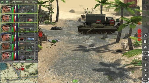 Starając się zbytnio nie wychylać, zlikwidujmy czołg zza wzniesienia - Pozostałe lokacje (4) - Lokacje - Jagged Alliance: Back in Action - poradnik do gry