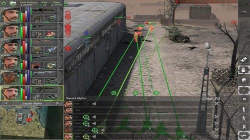 Dajmy rozkaz do położenia się w okolicy magazynów (ilustracja), a następnie rozpocznijmy ostrzał - Pozostałe lokacje (5) - Lokacje - Jagged Alliance: Back in Action - poradnik do gry