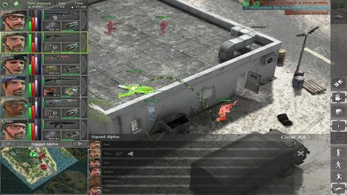 Pamiętajmy, iż od strony wschodniej, gdy będziemy podchodzić do budynku, czołg nie może nas mieć w zasięgu strzału (odbijmy trochę na wschód) - Końcowe lokacje - Labirynt - Lokacje - Jagged Alliance: Back in Action - poradnik do gry