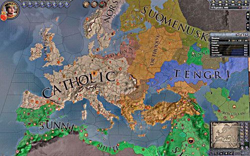Katolicy i ortodoksi to jedyne grywalne frakcje. - Wybór postaci, regionu i okresu w Crusader Kings II | Informacje Podstawowe - Crusader Kings II - poradnik do gry