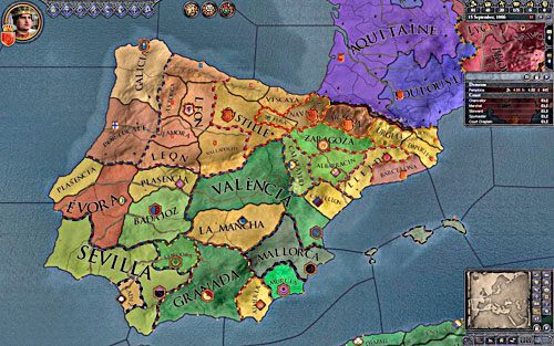 Półwysep Iberyjski to najbardziej zapalny punkt Europy - idealne miejsce dla władców z ambicjami! - Wybór postaci, regionu i okresu w Crusader Kings II | Informacje Podstawowe - Crusader Kings II - poradnik do gry