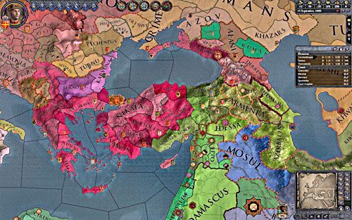 Ziemia cesarza jest podzielona między kilkudziesięciu wasali - naprawdę trudno nad nimi zapanować. - Wybór postaci, regionu i okresu - Kaiser/Basileus | Informacje Podstawowe - Crusader Kings II - poradnik do gry