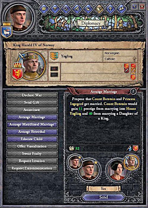 Piękna i bestia. - Jak zdobyć tytuł dzięki mariażowi w Crusader Kings II? | Ród i Dziedziczenie - Crusader Kings II - poradnik do gry