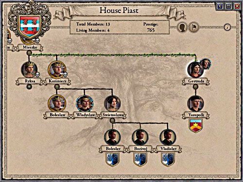 Drzewa genealogiczne to prawdziwa mapa dziedziczenia. - Problemy? | Ród i Dziedziczenie w Crusader Kings II - Crusader Kings II - poradnik do gry