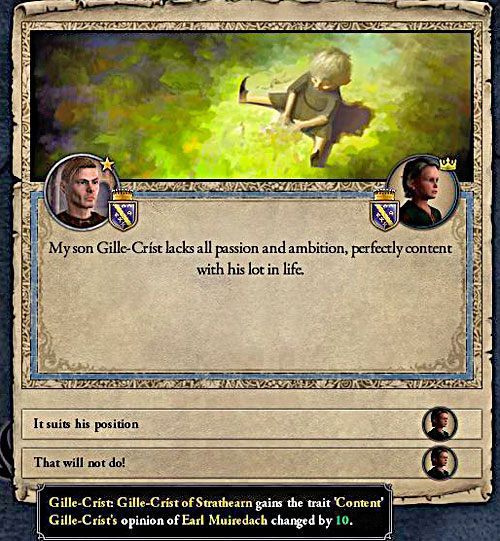 Jeśli samemu jest się mentorem, można samodzielnie kierować rozwojem ucznia. - Nauka dzieci w Crusader Kings II | Dyplomacja - Crusader Kings II - poradnik do gry