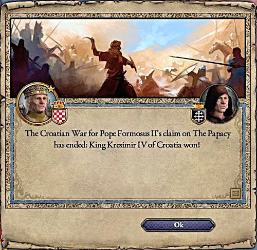 Wojny z papiestwem toczy się samemu - katoliccy władcy będą bali się ekskomuniki, przez co zlekceważą sojusz z graczem. - Antypapież w Crusader Kings II | Religia - Crusader Kings II - poradnik do gry