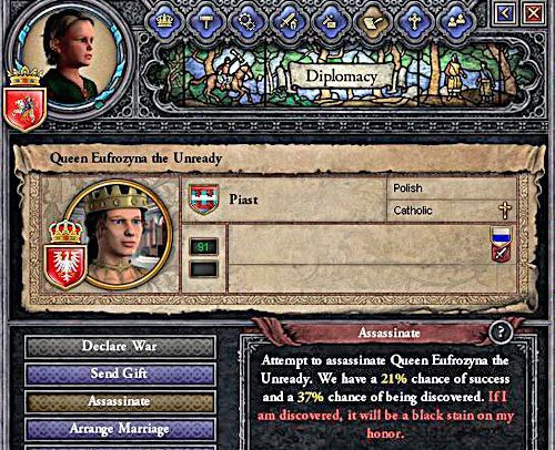 W polityce nie ma skrupułów - jeśli trzeba zabić własną matkę, to należy to zrobić. - Hrabia w Crusader Kings II | Droga na szczyt - Crusader Kings II - poradnik do gry