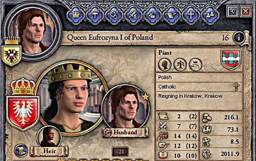 Żonie warto pomóc w zdobyciu korony. - Hrabia w Crusader Kings II | Droga na szczyt - Crusader Kings II - poradnik do gry